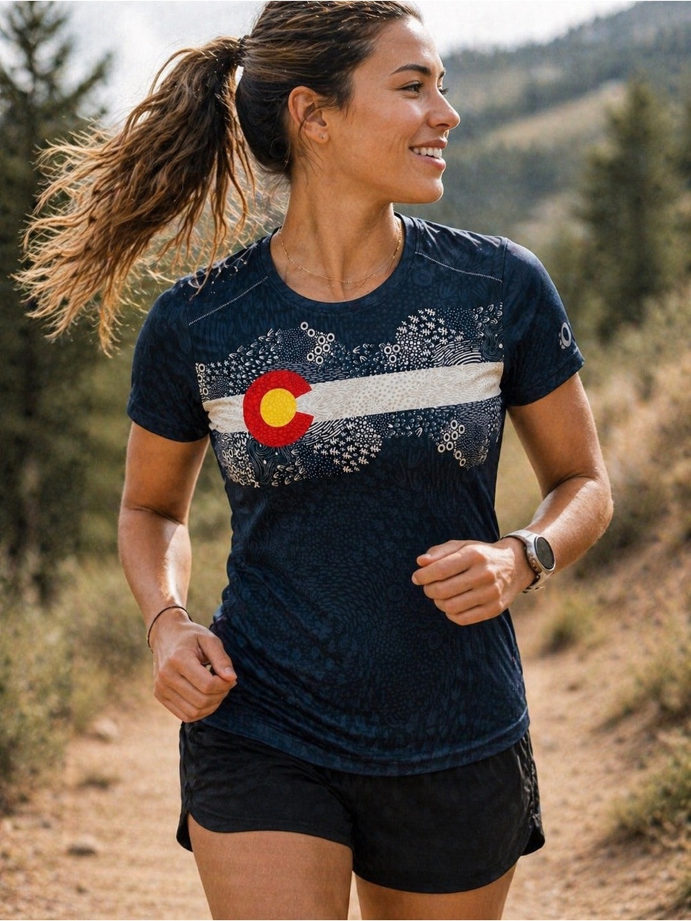 Pearl Izumi Colorado Flag Cycling Jersey Shirt Women’s Small